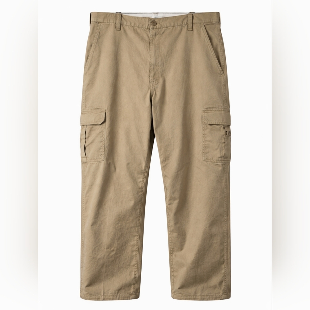 Dickies Pants Mens 42×30 Utility Cargo Khaki Workwear Carpenter Rugged Outdoors